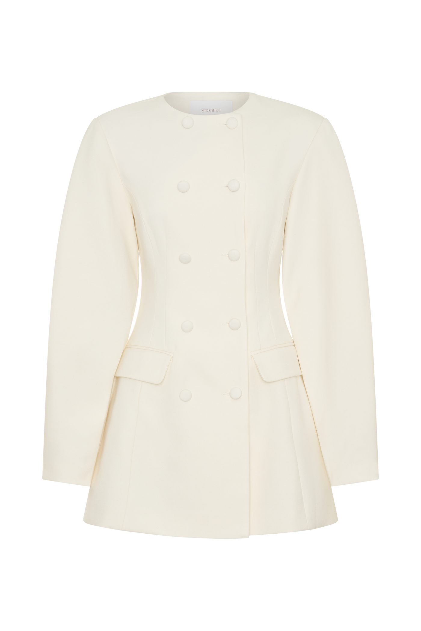 Beatrice Blazer Mini Dress - Ivory