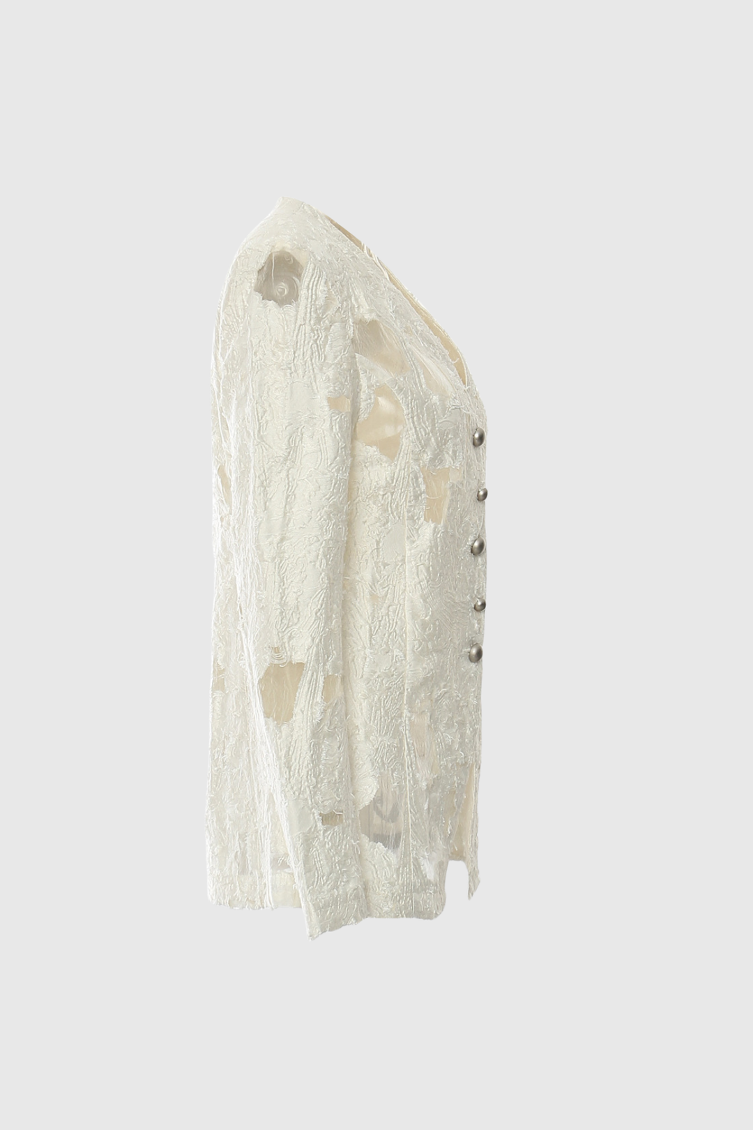 Gitanjali Lace Fringe Blazer - Celestia Couture