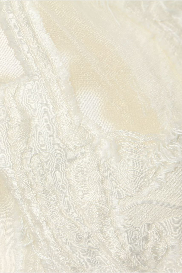 Gitanjali Lace Fringe Blazer - Celestia Couture
