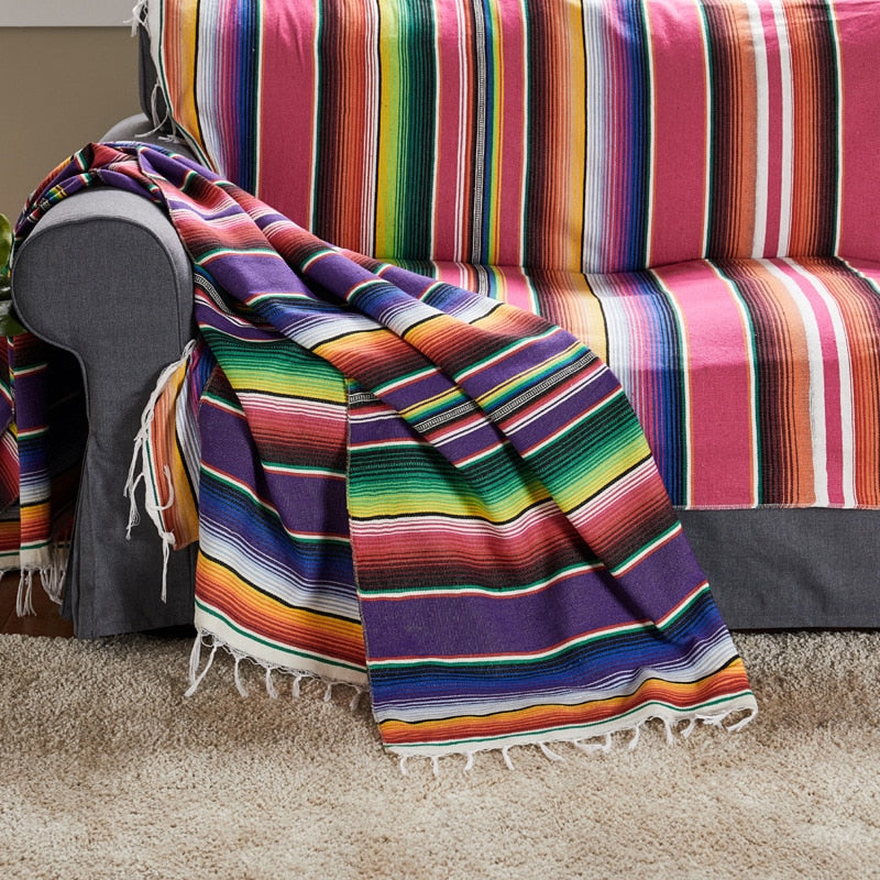 Coperta da picnic sulla spiaggia in stile Boho