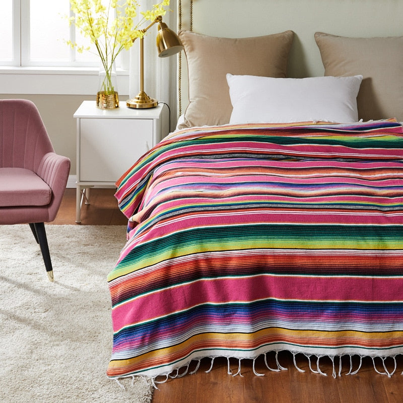Coperta da picnic sulla spiaggia in stile Boho