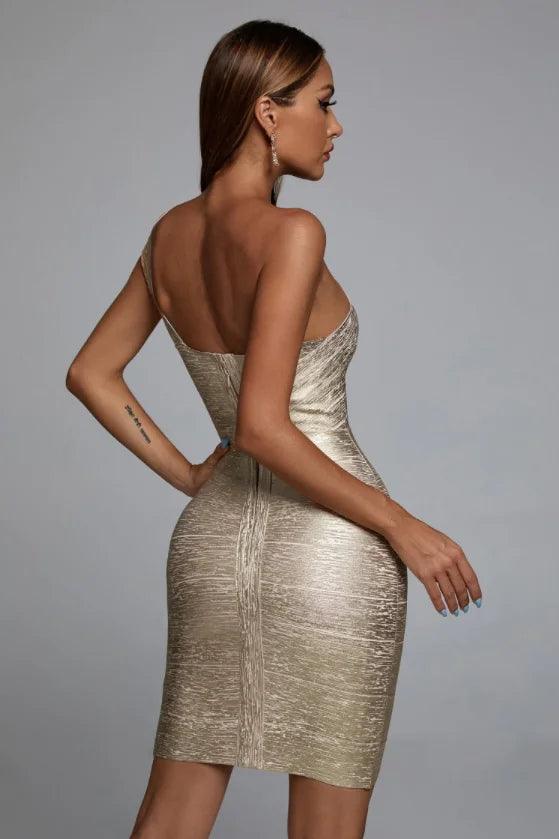 Vera One Shoulder Dress - Celestia Couture