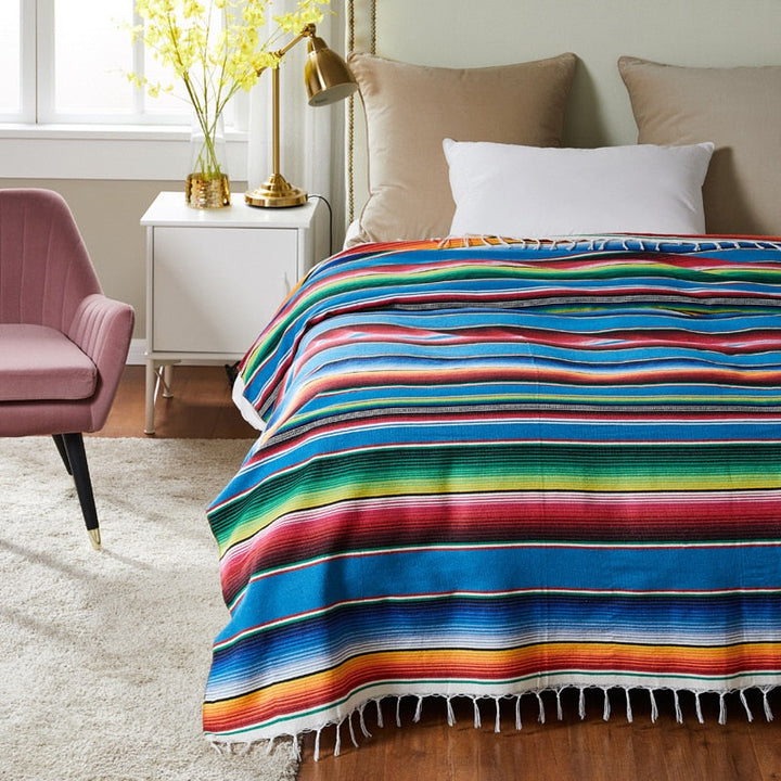 Coperta da picnic sulla spiaggia in stile Boho