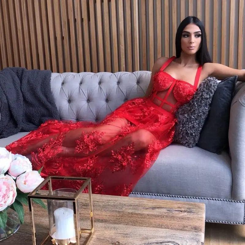 REGAL ROSE DRESS - Celestia Couture