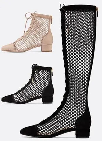 LAVINIA Mesh Casual Boots