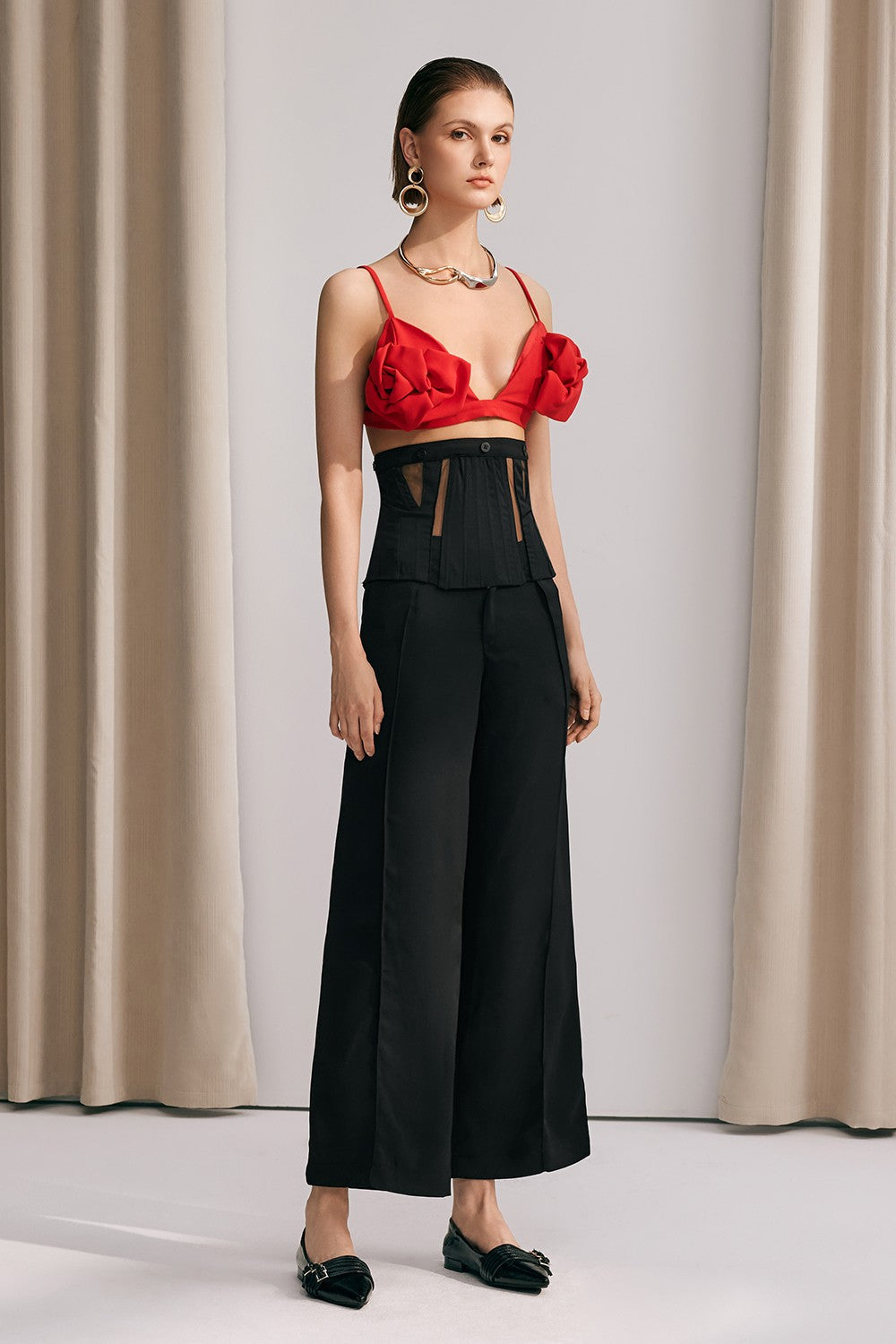 Harmoni Corset High Rise Pants - Celestia Couture
