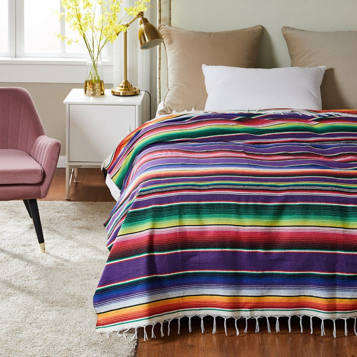 Coperta da picnic sulla spiaggia in stile Boho