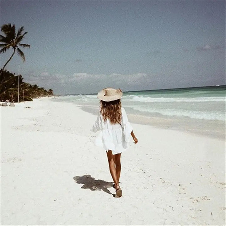 Mandarin Breeze Kaftan Cover-Up - Celestial Couture