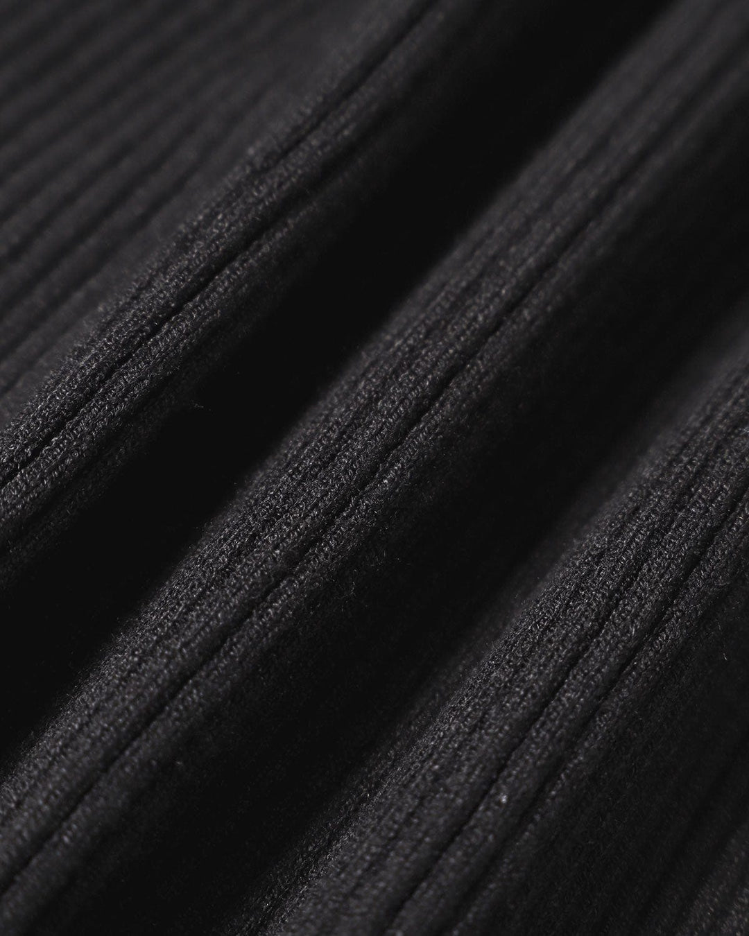 The Black Lapel Seam Colorblock Knit Top - Celestia Couture