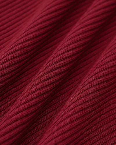 Women's Red Bell Sleeve Bodycon Sweater Dress