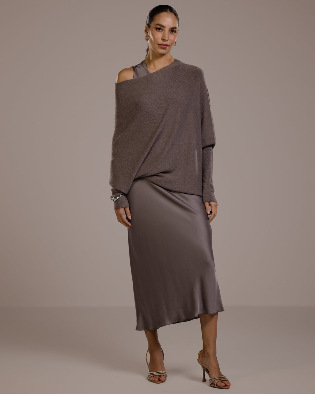 Asymmetric Draped | Mink