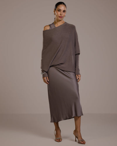 Asymmetric Draped | Mink