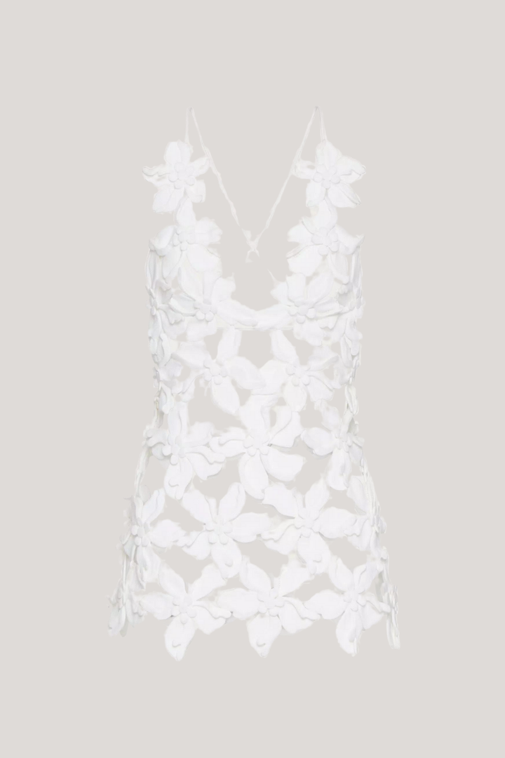 Kira Hollow Lace Up Backless Top - Celestia Couture