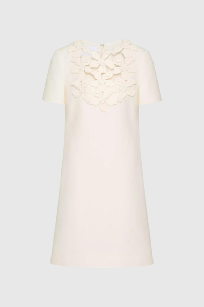 Kira Short Sleeves Flower Mini Dress