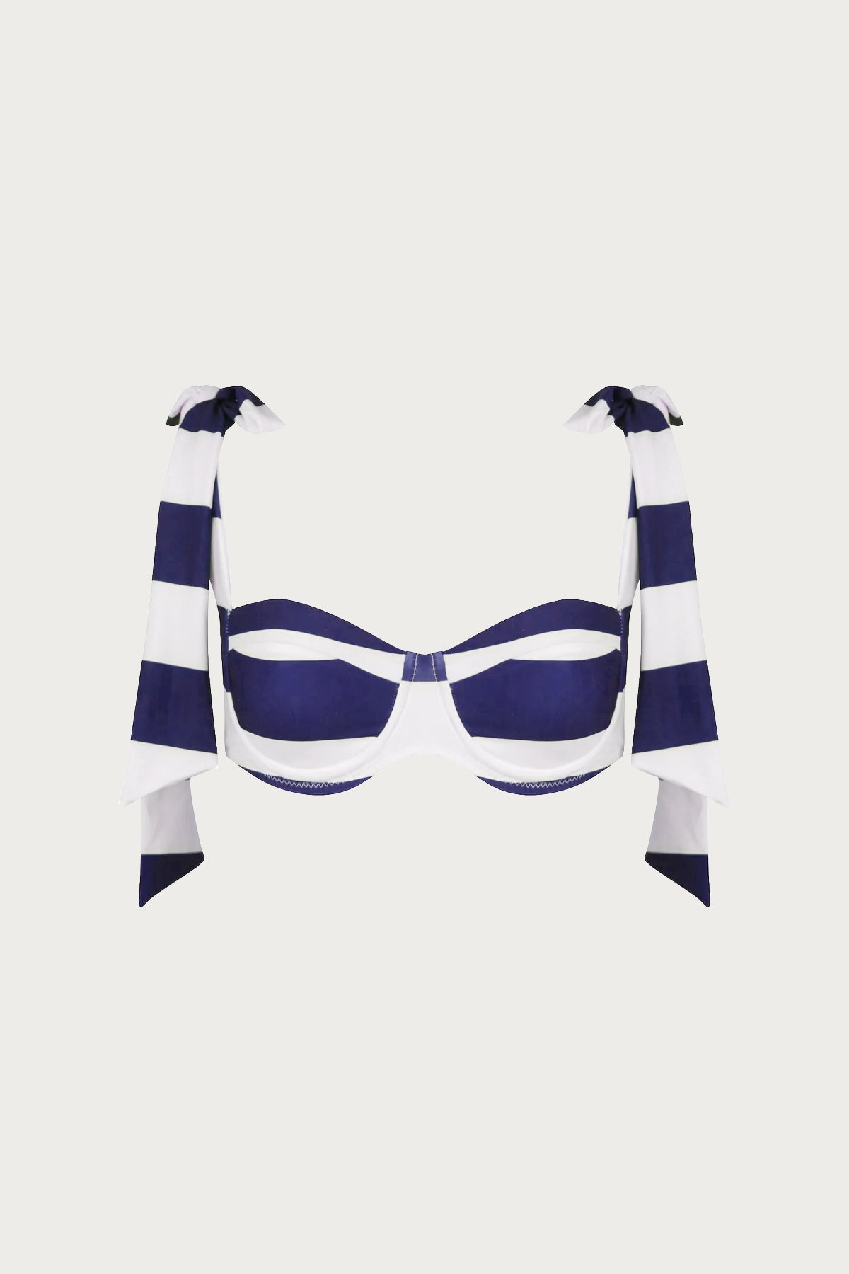 The Lady Bra (Navy/Cream Stripe) - Celestial Couture