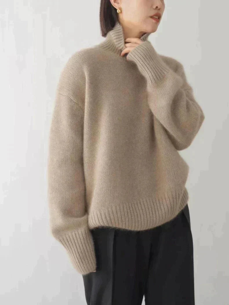 Mona™ – Cozy, Knitted, Soft Turtleneck Sweater - Celestia Couture