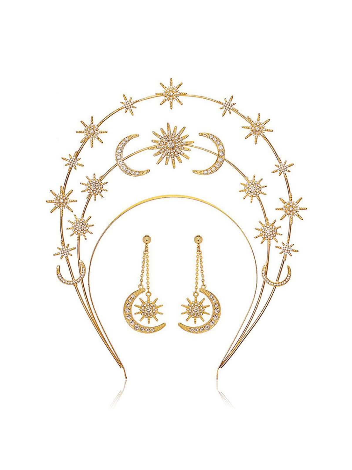 Celestial Dreams Star and Moon Headband Collection - Celestial Couture