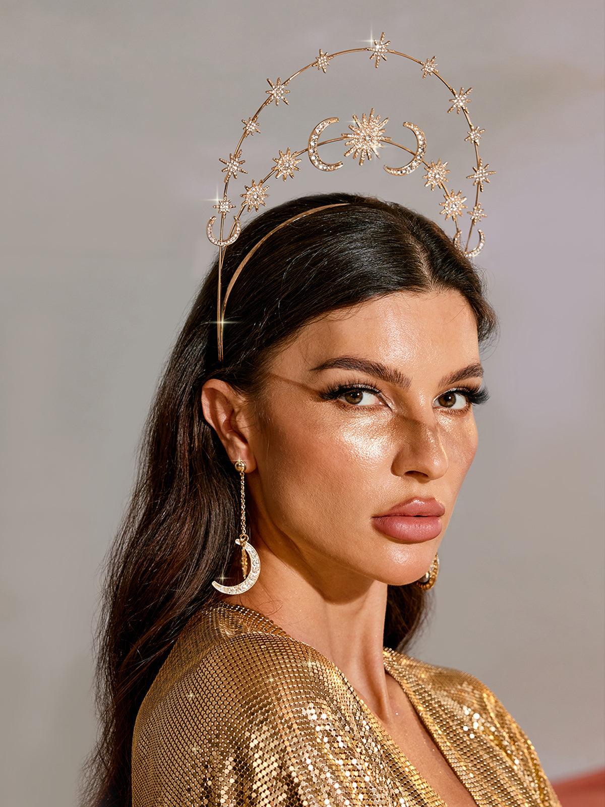 Celestial Dreams Star and Moon Headband Collection - Celestial Couture