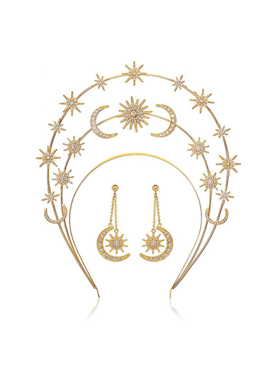 Celestial Dreams Star and Moon Headband Collection - Celestial Couture