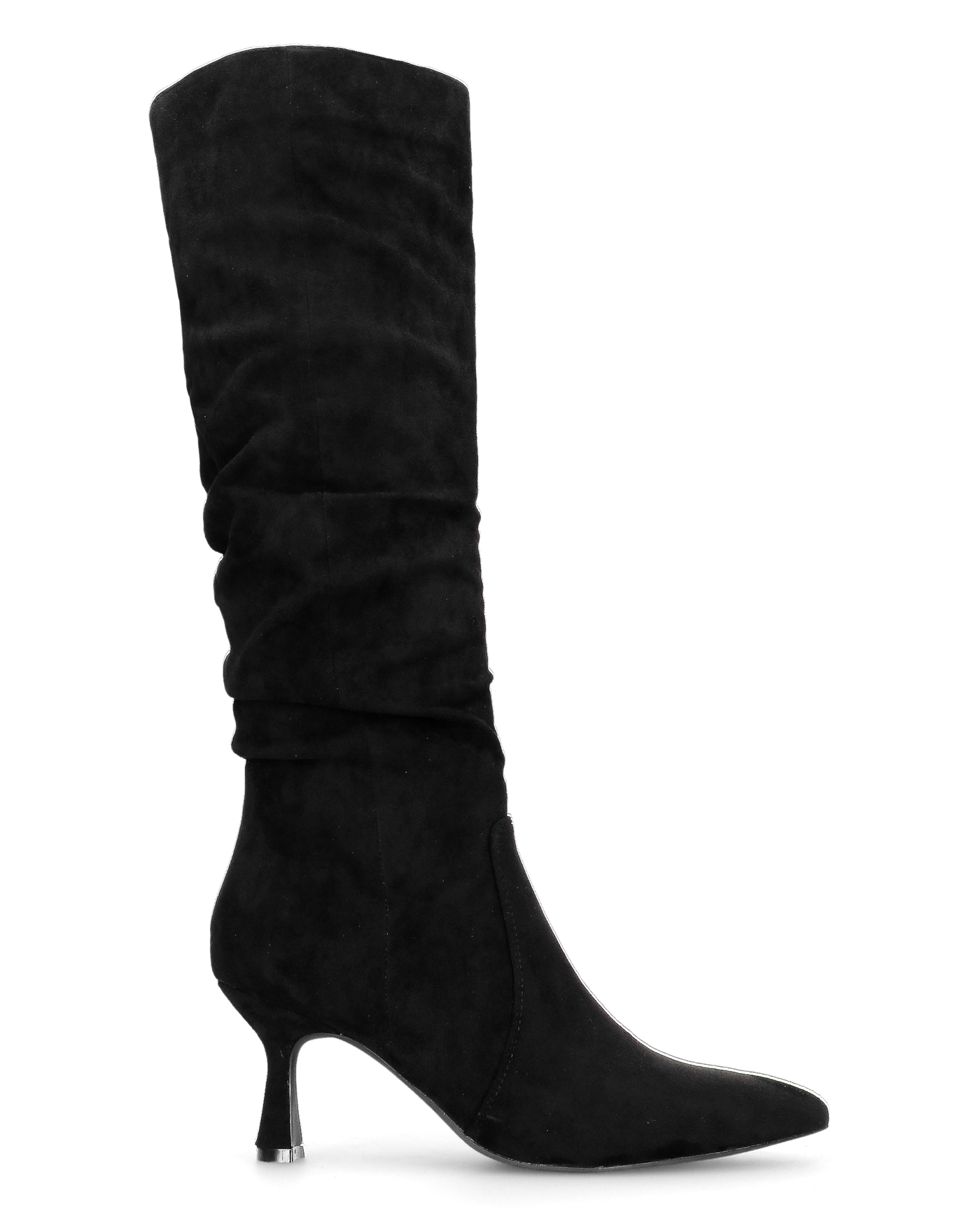 LOREDANA - stivale alto in camoscio nero