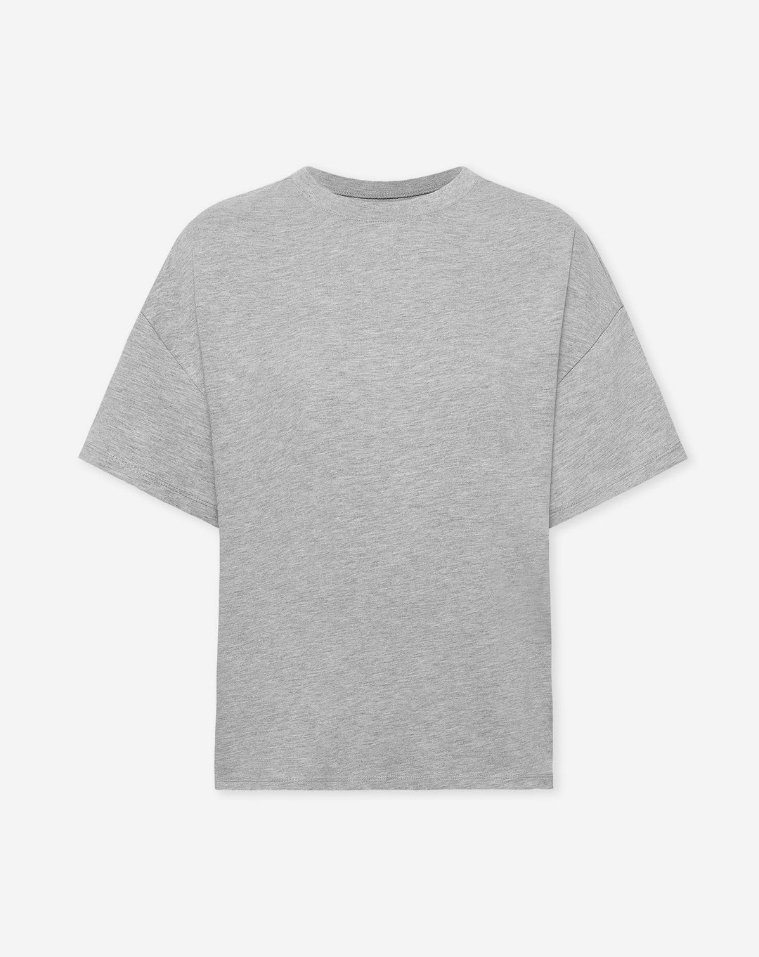 BASIC OVERSIZED TEE GREY MELANGE