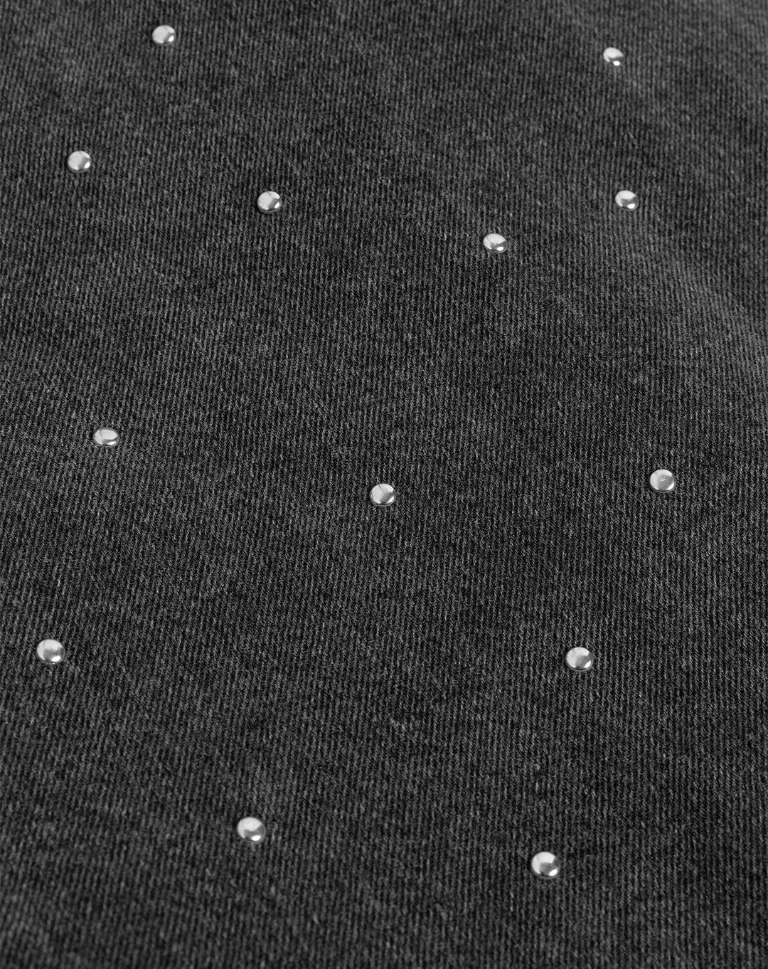 ALLOVER STUD DENIM JACKET GREY