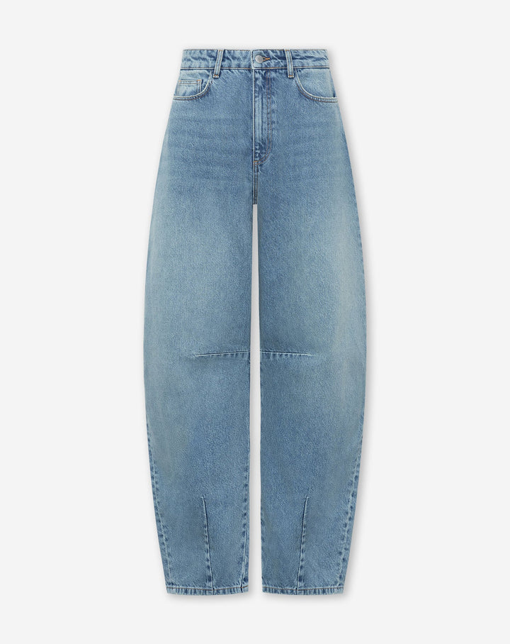 BARREL LEG JEANS BLUE