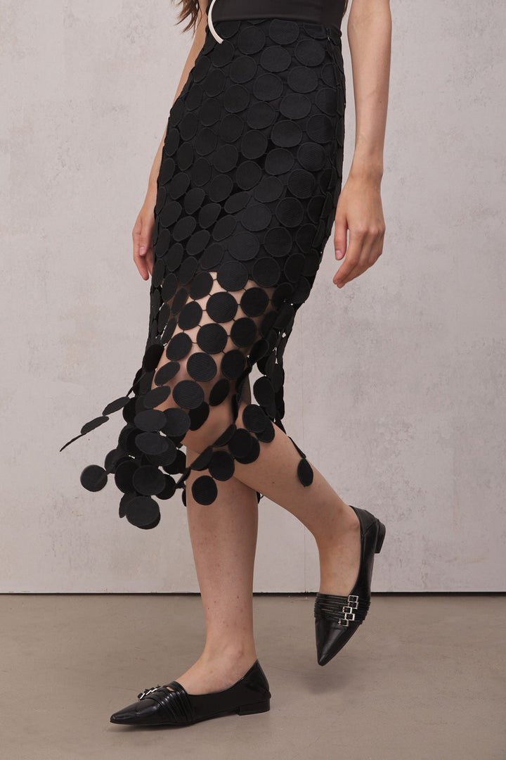 Mya Fringe Maxi Skirt - Celestia Couture
