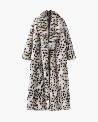 Nova Leopard Faux Fur Coat