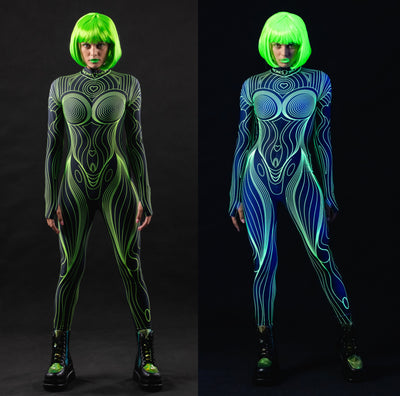 NEON BODY Costume for Women - UV Reactive