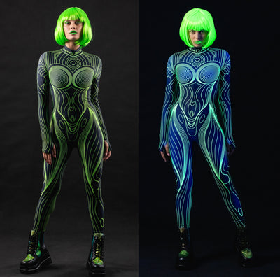 NEON BODY Costume for Women - UV Reactive