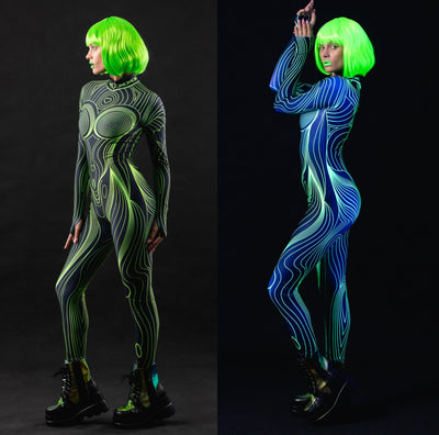 NEON BODY Costume for Women - UV Reactive