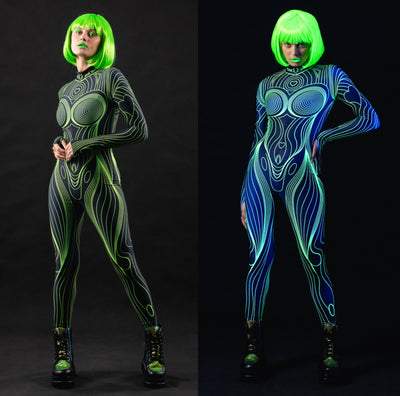 NEON BODY Costume for Women - UV Reactive