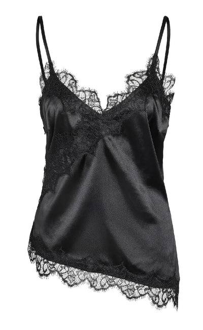 Sofie Top Satin - Black