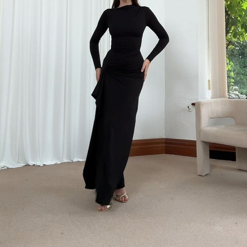 Enchanting Luna Cascade Maxi Dress - Celestial Couture