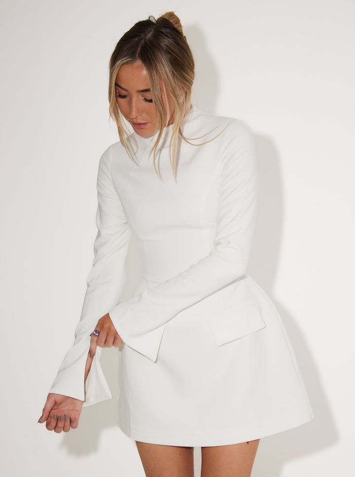 Celestia Split Sleeve Mini Dress - Celestia Couture