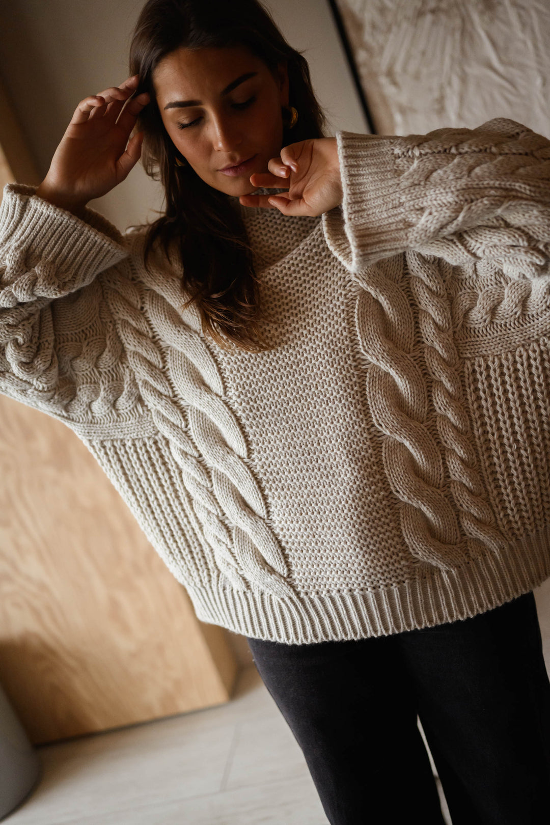 Twisted Knit Sweater
