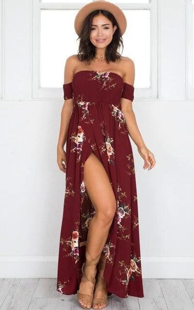 Sexy Floral Beach Summer Dress - Celestial Couture
