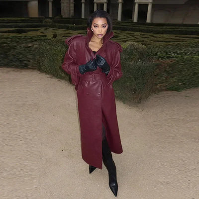 Colette Long Leather Jacket