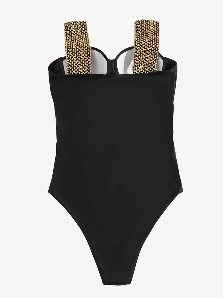 Detailed One Piece Swimwear  -  multiple style and colors