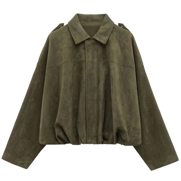 Noah Suede Bomber Jacket