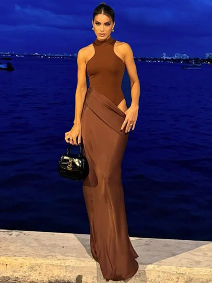 OLI MAXI DRESS - Celestia Couture
