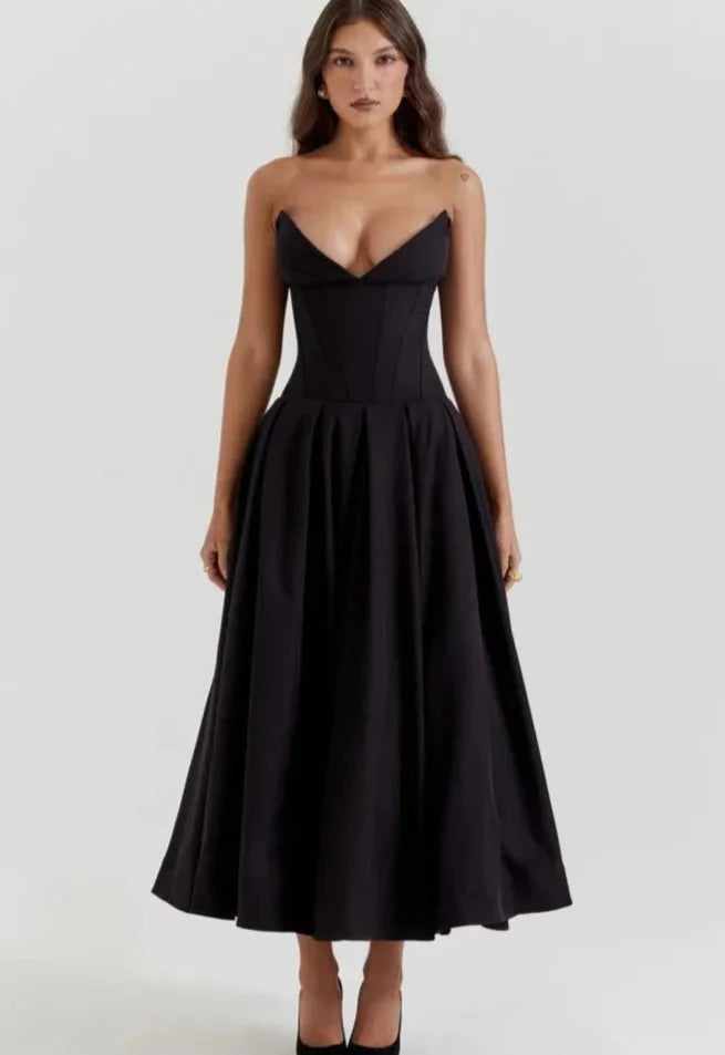 ROBBI ELEGANT DRESS - Celestia Couture