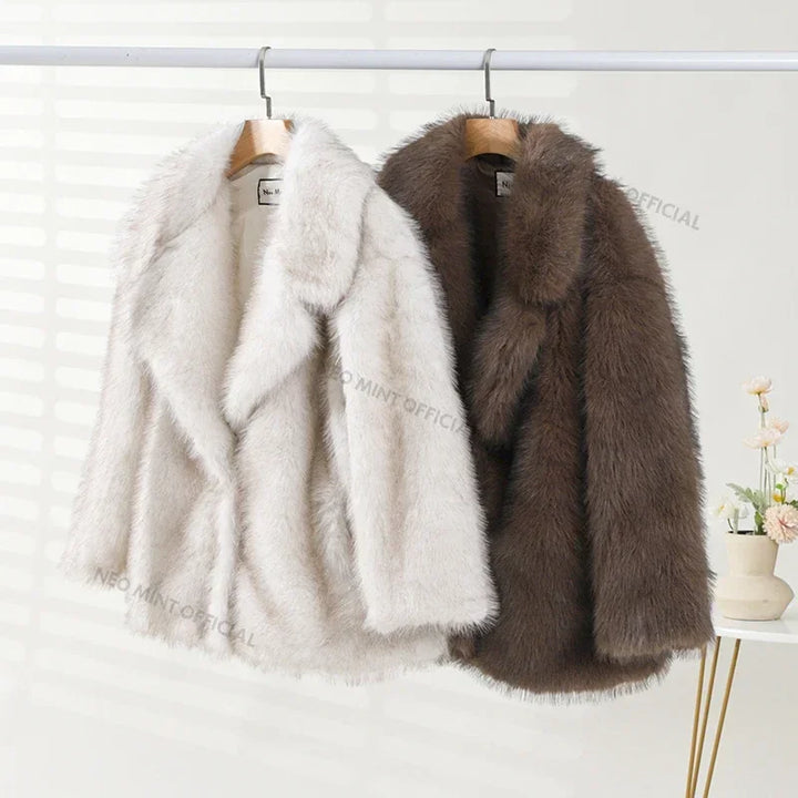 VeluxeCo™ Luxe Winter Statement Coat