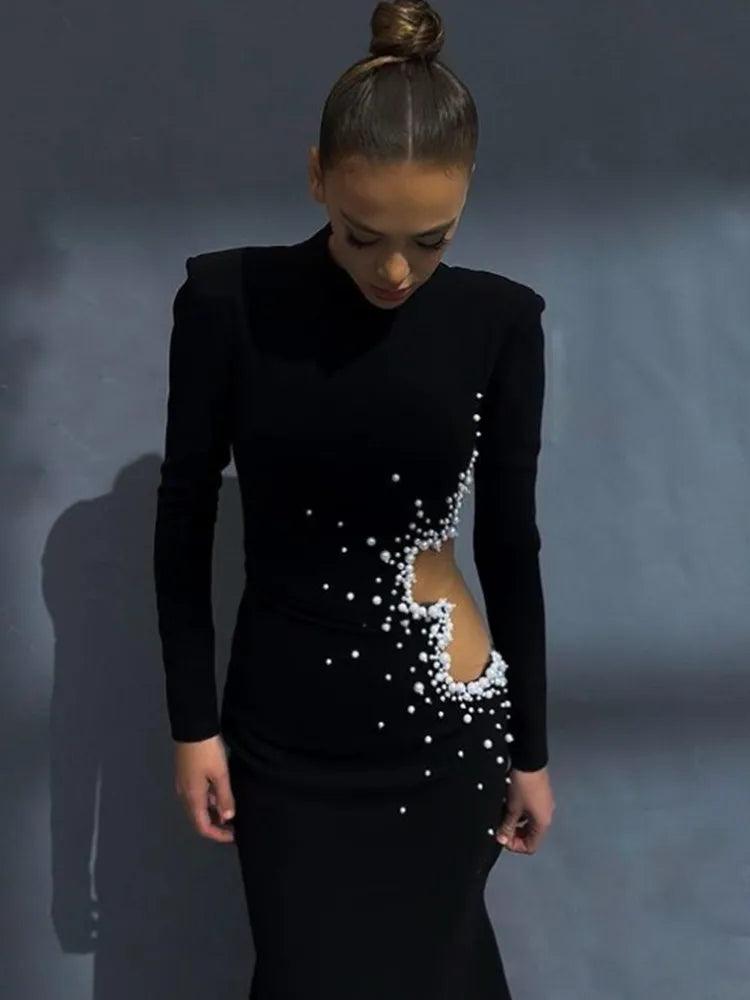 GLITERING GALAXY DRESS - Celestial Couture