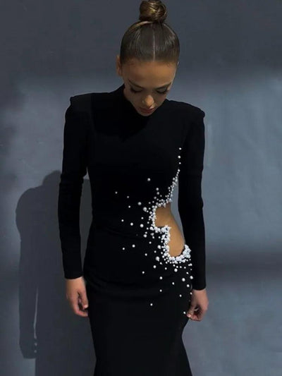 GLITERING GALAXY DRESS - Celestial Couture