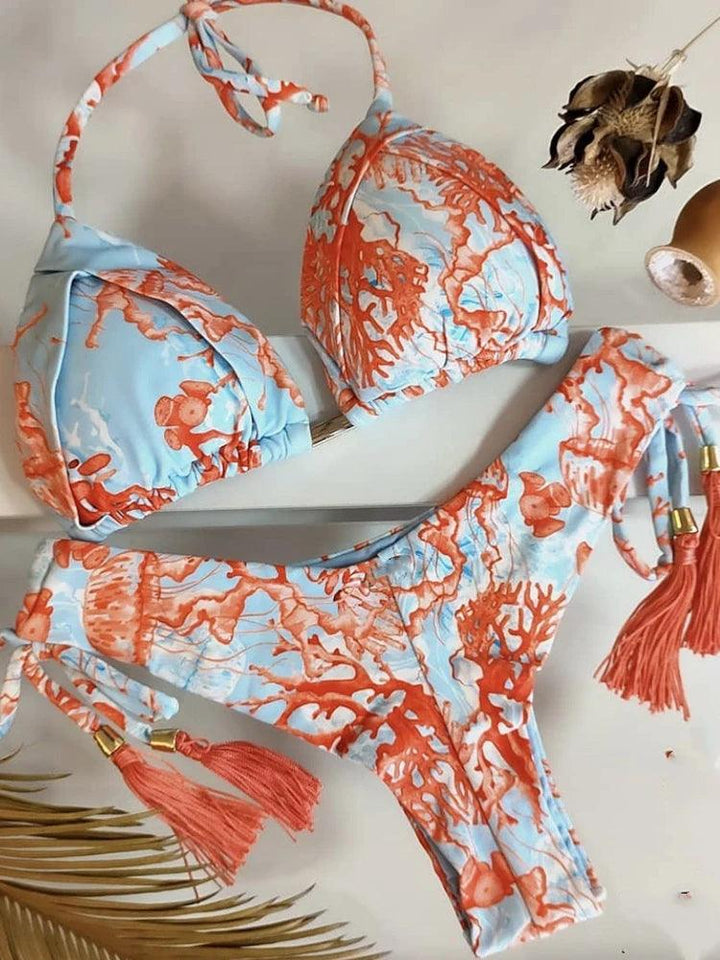 CORAL REEF BIKINI - Celestia Couture