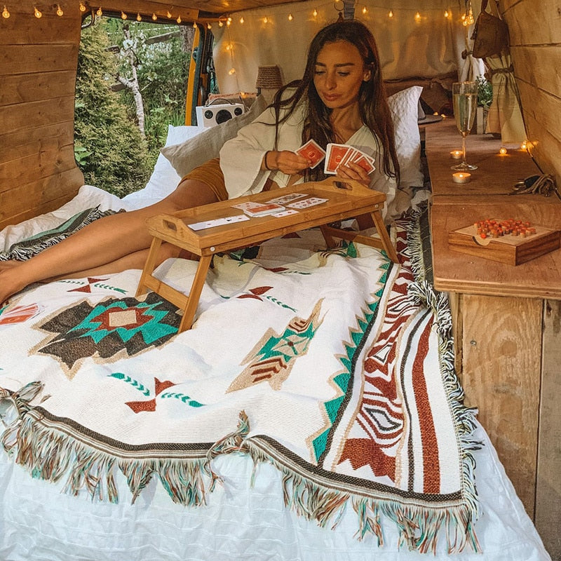 Tribal Boho Rugs &amp; Blankets - Outdoor or Indoor