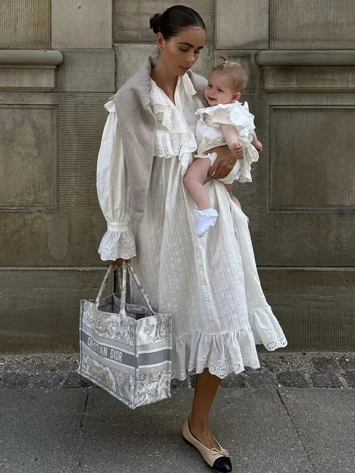 Lace Harmony Maxi Dress - Celestial Couture