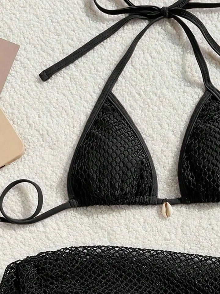 Three-Piece Bikini Set - 4 colors